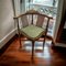 Edwardian Inlaid Mahogany Corner Chair, Image 6
