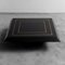 Black Lacquered Wooden Coffee Table, 1970s 2