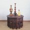 Antique Cedar Wood Hexadecagonal Tea Table, 1890s, Image 31