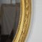 Specchio ovale Luigi XVI della fine del XIX secolo in legno dorato, Immagine 7