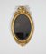 Late 19th Century Louis XVI Oval Mirror in Golden Wood 1