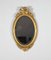 Late 19th Century Louis XVI Oval Mirror in Golden Wood, Image 1