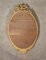 Late 19th Century Louis XVI Oval Mirror in Golden Wood 11