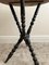 Antique Side Table in Ebonised Wood, 1890s 5