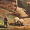 Paesaggio bucolico, anni '50, Olio su tela, Immagine 9