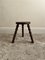 French Oak Bobbin Leg Milking Stool, 1890s, Image 2