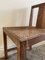 Vintage Limed Oak Side Chair with Cane Seat, 1920s 5