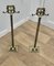 Tall Victorian Brass Andirons, Set of 2, Image 2