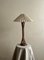 Lámpara de mesa vintage de bambú, años 80, Imagen 2