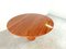 Vintage Round Red Travertine Dining Table, 1970s, Image 9