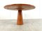 Vintage Round Red Travertine Dining Table, 1970s 10