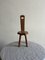 Escultura modelo de silla Arts and Crafts británica de madera, años 20, Imagen 2