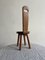 Escultura modelo de silla Arts and Crafts británica de madera, años 20, Imagen 5
