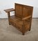 2nd half 19th Century Cherry and Chest Bench 4