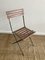 Vintage French Garden Chairs in Iron and Wood, Set of 4 3