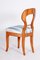 Biedermeier Side Chair in Cherry-Tree & New Upholstery, Austria, 1820s 3