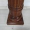 Vintage Brown Walnut Column 13