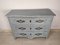 Louis XV Gray Blue Dresser 4