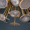 Großer italienischer Sputnik Kronleuchter aus Achat, 1980er 7
