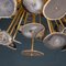 Large Italian Sputnik Chandelier in Sections of Agate, 1980s 7