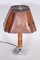 Art Deco Table Lamp in Walnut, Chrome-Plated Steel & Parchment Paper, Czech, 1920s, Image 1