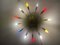 Sputnik Spider Ufo Chandelier in Opal Glass & Brass with 12 Arms, 1950s 20