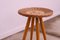 Mid-Century Rattan Stool by Jan Kalous for Úluv, Czechoslovakia, 1960s 4