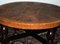 Circular Coffee Table with Tooled Leather Top by Angel Pazmino for Muebles De Estilo, 1970s, Image 4