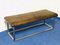 Vintage Leather Bench,1940s 2