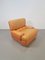 Fauteuil Vintage en Cuir Cognac, Italie, 1960s 12