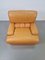 Fauteuil Vintage en Cuir Cognac, Italie, 1960s 4