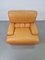 Vintage Sessel aus Cognacfarbenem Leder, Italien, 1960er 4