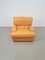 Fauteuil Vintage en Cuir Cognac, Italie, 1960s 5