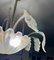Lámpara de araña Art Déco de cristal de Murano, años 40, Imagen 3