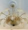 Lámpara de araña Art Déco de cristal de Murano, años 40, Imagen 8