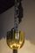 Large Prismatic Crystal Chandelier in Golden Brass from Bd Lumica, 1970s 14