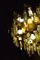 Large Prismatic Crystal Chandelier in Golden Brass from Bd Lumica, 1970s, Image 17