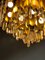 Large Prismatic Crystal Chandelier in Golden Brass from Bd Lumica, 1970s 6