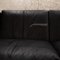 Erpo CL 100 Drei-Sitzer-Sofa aus schwarzem Leder 3