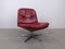 Red Space Age Leather Armchair 4