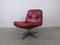 Red Space Age Leather Armchair 7