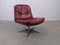 Red Space Age Leather Armchair, Image 1