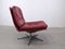 Red Space Age Leather Armchair, Image 2