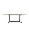 Mid-Century Modern Carrara Marble Dining Table with Metallic Foot, Italy, 1950s 3