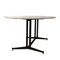 Mid-Century Modern Carrara Marble Dining Table with Metallic Foot, Italy, 1950s 5