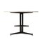 Mid-Century Modern Carrara Marble Dining Table with Metallic Foot, Italy, 1950s, Image 4