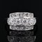 Art Deco French Diamonds Platinum Rectangular Ring, 1925 5