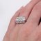 Art Deco French Diamonds Platinum Rectangular Ring, 1925 14