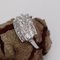 Art Deco French Diamonds Platinum Rectangular Ring, 1925 10