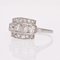 Art Deco French Diamonds Platinum Rectangular Ring, 1925 8